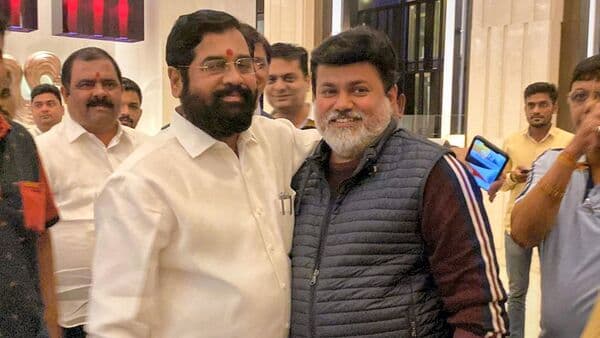 Guwahati: Maharashtra Education Minister and Shiv Sena leader Uday Samant with rebel party leader Eknath Shinde