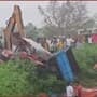 Pune Accident : टोमॅटो वाहतूक करणारा ट्रॅक्टर ट्रॉलीसह पलटी, ३ महिला जागीच ठार