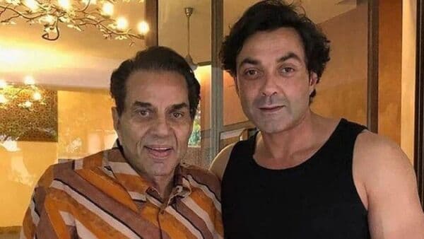 Bobby and dharmendra Deol 