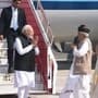 <p>PM Narendra Modi Mumbai Visit : पंतप्रधान नरेंद्र मोदी हे एका दिवसाच्या दौऱ्यासाठी मुंबईत दाखल झाले आहेत.</p>