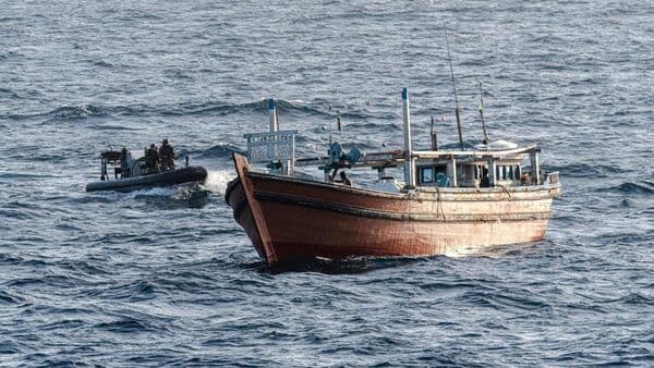 suspicious boat in arebian sea